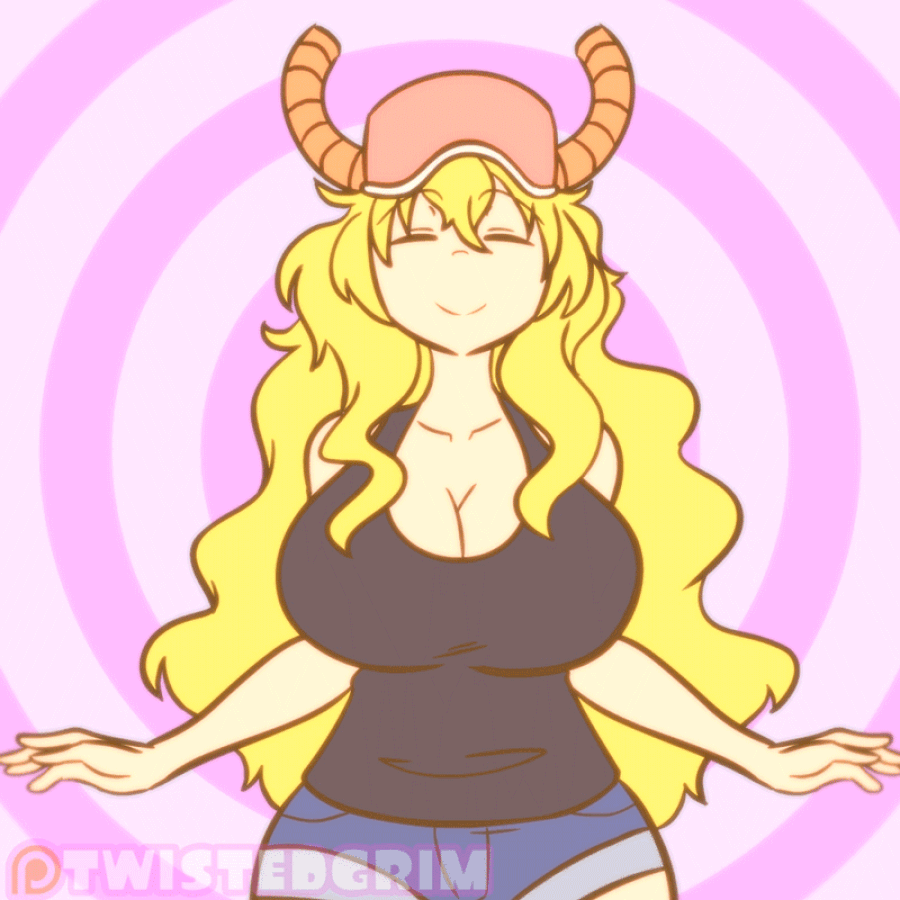 1:1_aspect_ratio 1girl areola baseball_cap belly big_breasts black_shirt black_tank_top blonde bouncing_breasts breast_drop breasts cap cleavage closed_eyes curvaceous denim denim_shorts dragon_horns female_only flashing gif green_eyes half-closed_eyes hat heterochromia horns huge_breasts kobayashi-san_chi_no_maidragon large_areolae large_filesize long_hair looking_at_viewer midriff miss_kobayashi's_dragon_maid multicolored_eyes navel nipples no_bra presenting quetzalcoatl_(dragon_maid) shirt shirt_lift short_shorts shorts smile smooth_animation stomach tank_top thick_thighs thighs twistedgrim undressing very_long_hair wide_hips yellow_eyes