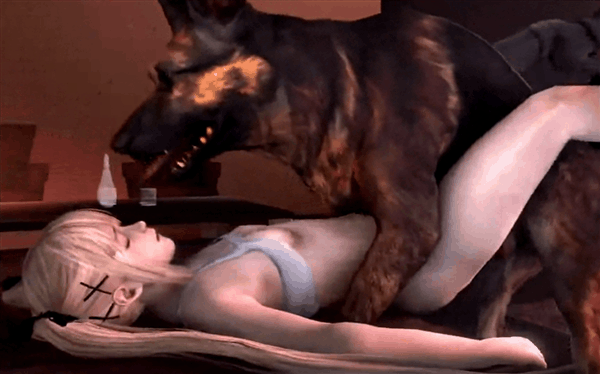 3d beastiality blonde_hair devilscry dog german_shepherd gif missionary small_breasts