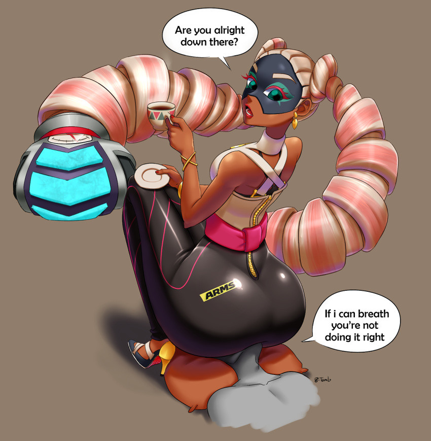 arms arms_(game) ass big_ass bubble_butt facesitting hot sexy sexy_ass sitting_on_face twintelle