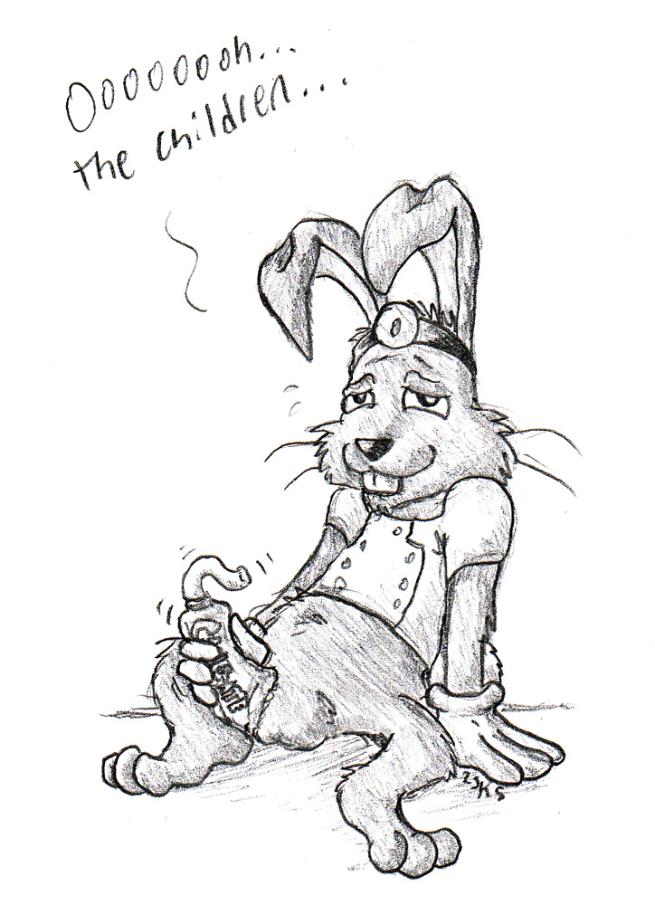 catsketch colgate dr._rabbit furry looking_at_viewer rabbit