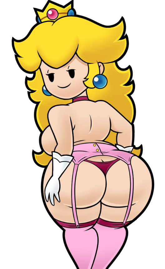 1girl 2023 ass big_ass blonde_hair breasts bubble_ass bubble_butt crown curvaceous curvy curvy_body curvy_female curvy_figure earrings female_only garter_belt garter_straps gloves grin grinning grinning_at_viewer horny insanely_hot looking_at_viewer looking_back mario_(series) mob_face nintendo panties paper_peach princess princess_peach royalty seductive seductive_look seductive_smile sexy sexy_ass sexy_body smelly_ass smile smiling_at_viewer solo_female stockings super_mario_bros. teenagebratwurst voluptuous voluptuous_female white_background white_gloves