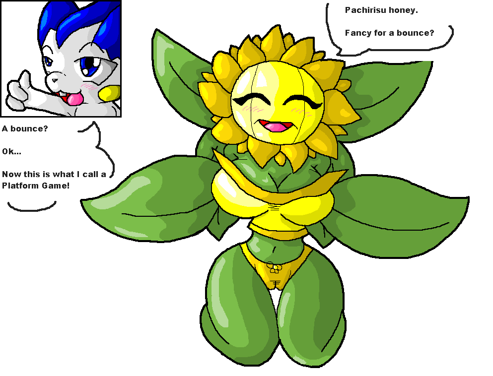 conker conker's_bad_fur_day crossover pachirisu pokemon rare sunflora sunflower