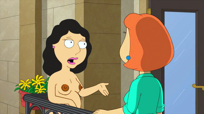 bonnie_swanson breasts erect_nipples family_guy lois_griffin topless