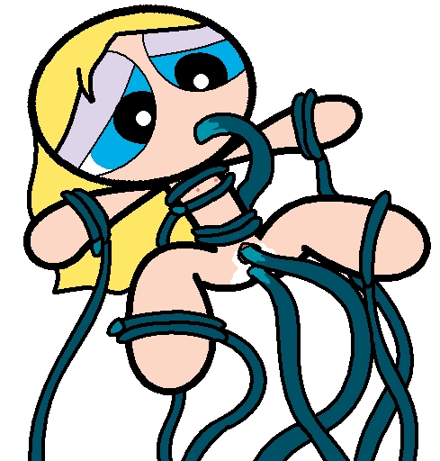 blonde_hair blue_eyes cartoon_network powerpuff_girls tentacle_rape