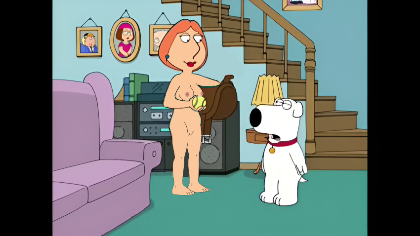 brian_griffin family_guy lois_griffin milf nude_female