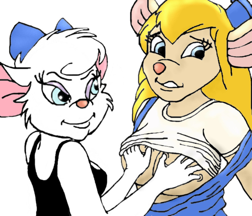 chip_'n_dale_rescue_rangers crossover disney gadget_hackwrench miss_kitty_mouse the_great_mouse_detective