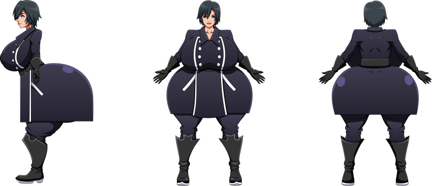 ale-mangekyo ale-mangekyo_(artist) ass big_ass big_breasts breasts commission dat_ass female kingdom_hearts solo xion