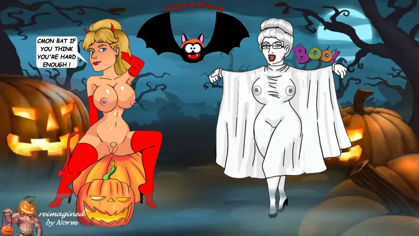 breasts halloween king_of_the_hill luanne_platter norm normal9648 peggy_hill
