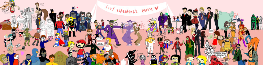 batman crossover dc my_life_as_a_teenage_robot party supergirl tagme teen_titans the_joker valentine