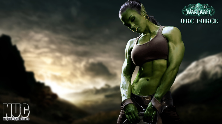 female green orc tagme world_of_warcraft