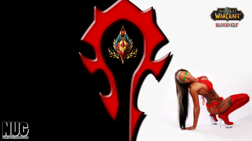 blood_elf nug_(artist) tagme tattoo world_of_warcraft