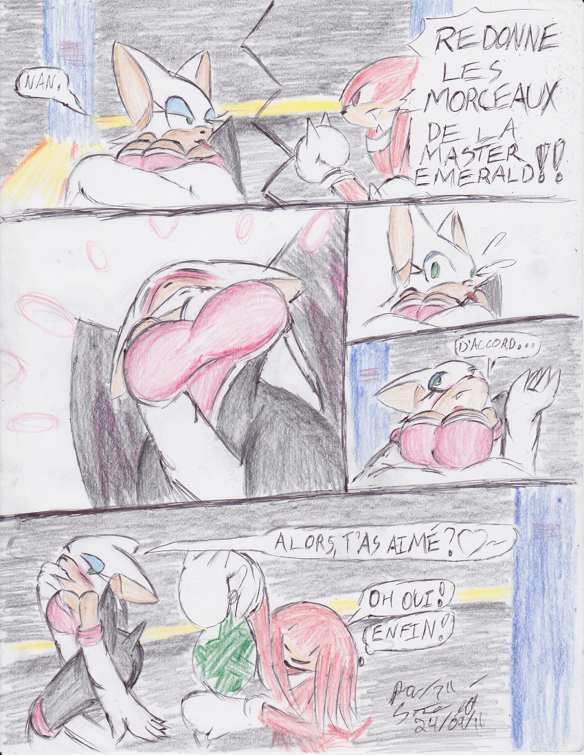 condom humour knuckles_the_echidna rouge_the_bat sonic streled_(artist) text