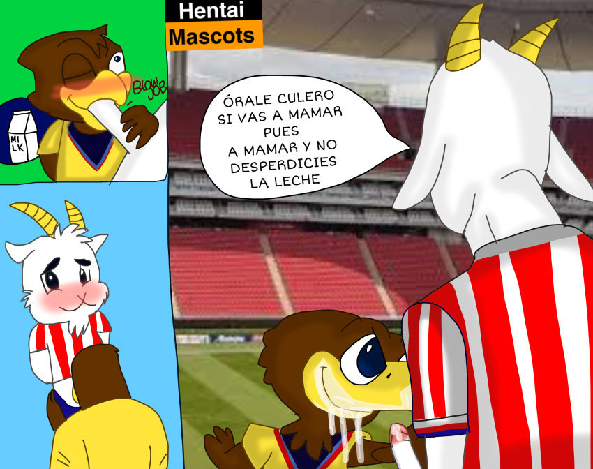 2boys chivas club_america eagle espurr goat liga_mx mascots mexican