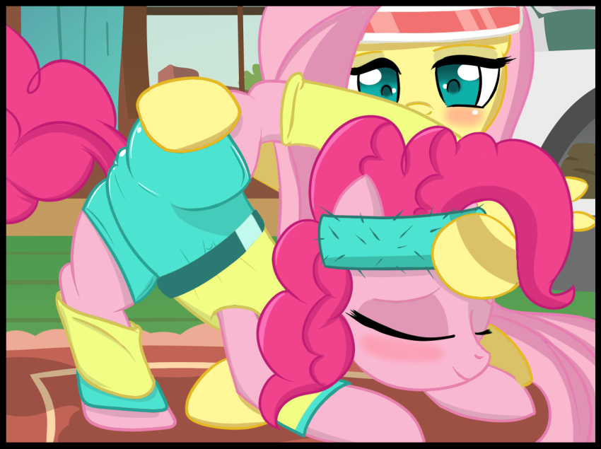 comic fluttershy_(mlp) friendship_is_magic my_little_pony pink_hair pinkie_pie_(mlp) tiarawhy