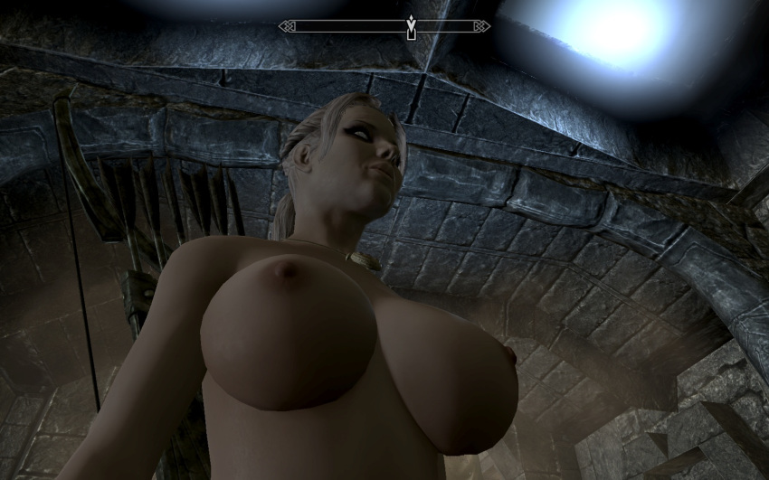 big_breasts breasts game massive_breasts nord rack skyrim video_game