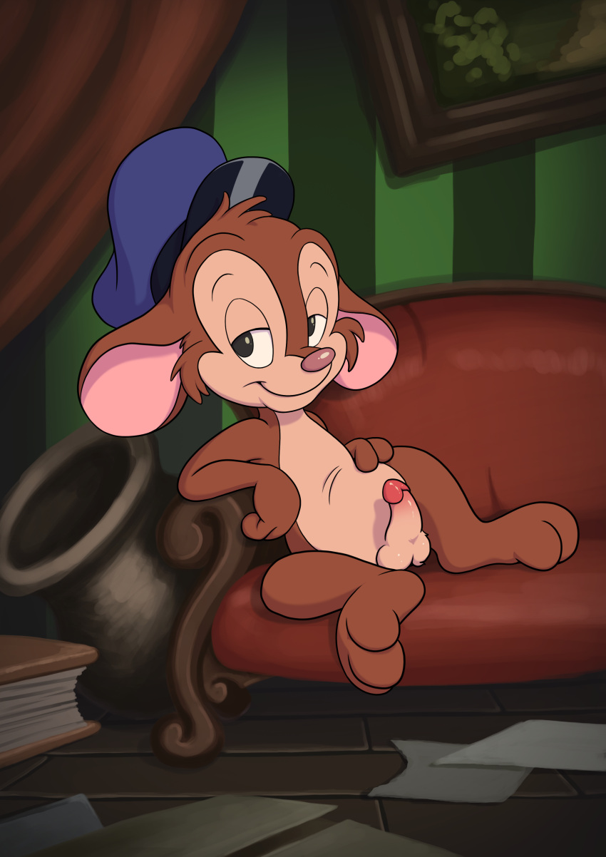 1boy an_american_tail balls fievel_mousekewitz looking_at_viewer male male_only minum nude penis