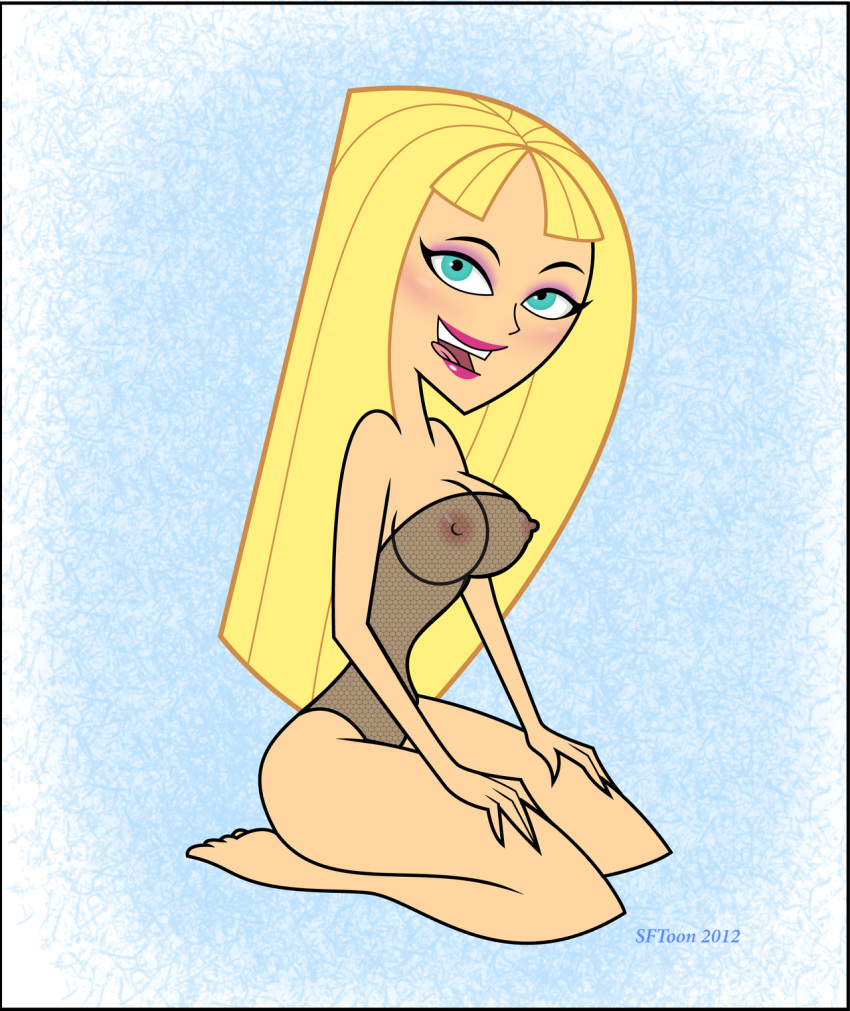 blonde_hair breasts britney_britney long_hair nipples sftoon the_fairly_oddparents