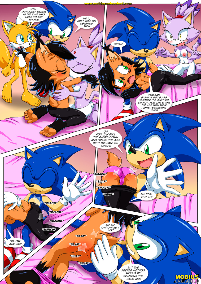 archie_comics bbmbbf blaze_the_cat miles_"tails"_prower mobius_unleashed nicole_the_lynx palcomix sega sonic's_guide_to_spanking sonic_(series) sonic_the_hedgehog sonic_the_hedgehog_(series)