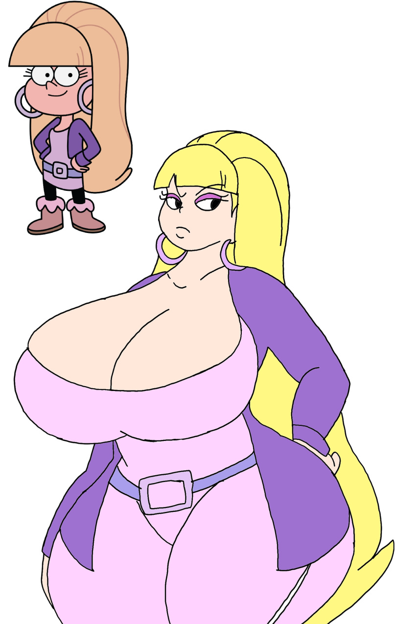aged_up disney dumptruck_ass gravity_falls huge_breasts huge_hips metalpipe55_(artist) pacifica_northwest thicc thick_ass thick_thighs yellow_hair
