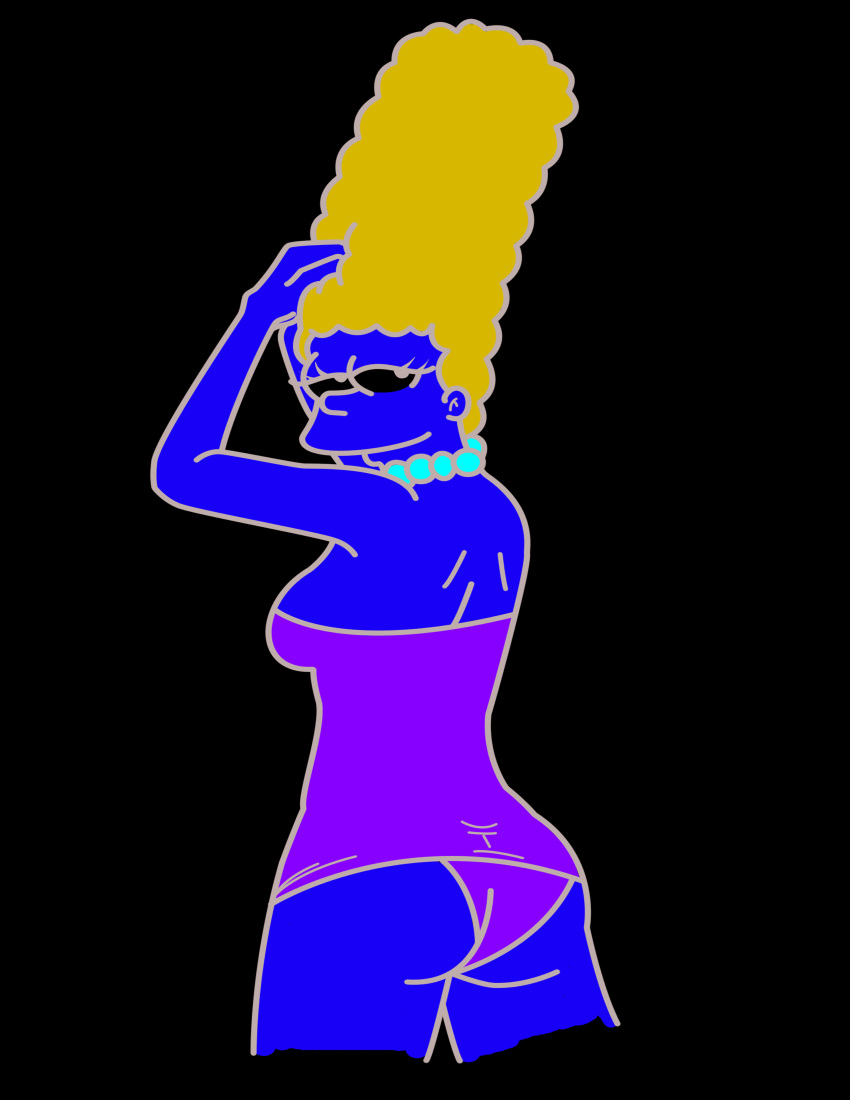 marge_simpson milf solo tagme the_simpsons white_background