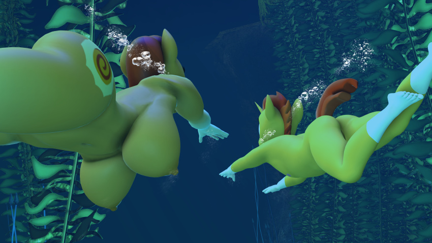 16:9 1boy 1girl 3d 3d_(artwork) age_difference air_bubbles anthro balls barefoot big_breasts breasts bubbles daemont92 digital_media_(artwork) duo equid equine feet female freediving friendship_is_magic hasbro high_res horn horse male male/female mammal my_little_pony navel nipples nude ocean pony sea skinny_dipping source_filmmaker stellar_flare stellar_flare_(mlp) sunburst sunburst_(mlp) swimming thick_thighs underwater unicorn water wide_hips widescreen