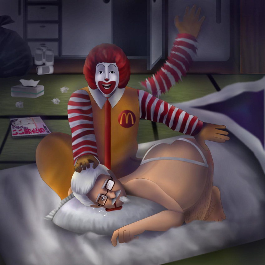 clown colonel_sanders highres kfc mascots mcdonald's mcdonald's ronald_mcdonald
