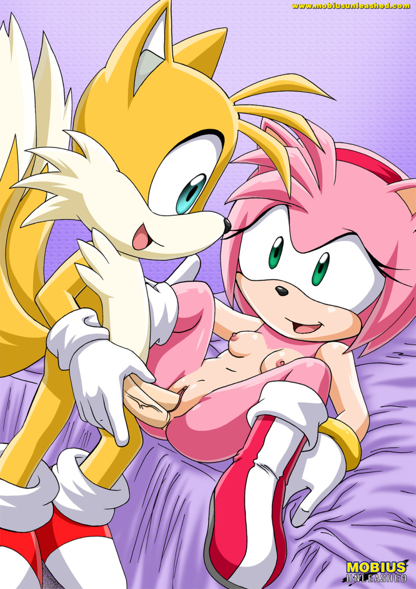 amy_rose anal anthro bbmbbf diphallism double_penetration double_penis furry miles_"tails"_prower mobius_unleashed palcomix sega sonic_(series) sonic_the_hedgehog_(series) vaginal