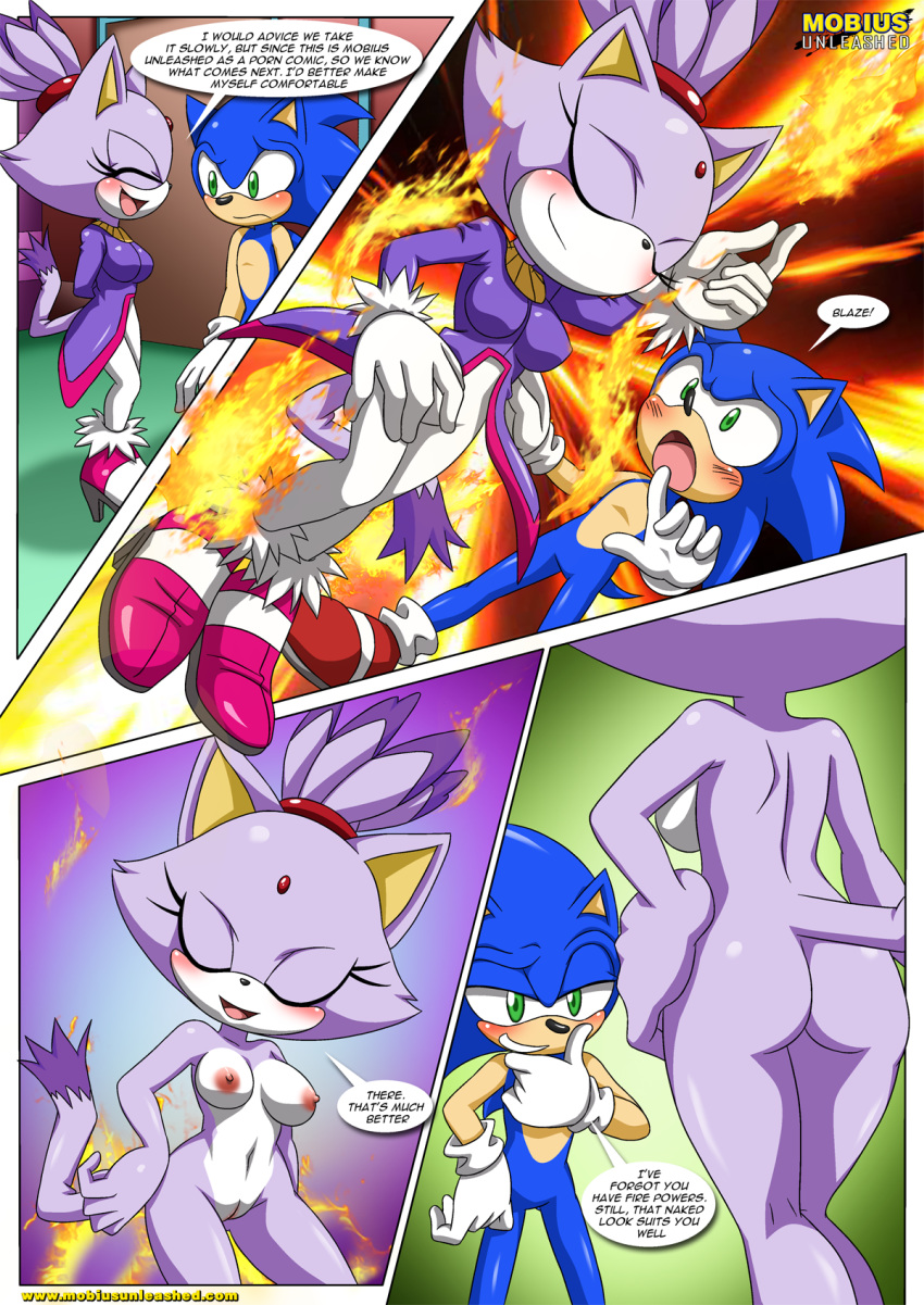 ass bbmbbf blaze_the_cat breast mobius_unleashed palcomix sega sonic_(series) sonic_the_hedgehog sonic_the_hedgehog_(series) the_sonaze_beginning