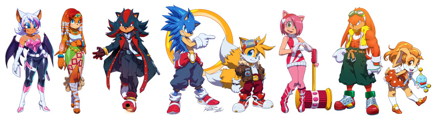 absurd_res amy_rose badge bat belt black_hair blonde_hair blue_eyes blue_hair boots breasts brown_eyes canine chao cream_the_rabbit dress echidna eyewear female fox goggles green_eyes hair hammer hedgehog high_res knuckles_the_echidna lagomorph male miles_"tails"_prower neck_tie necktie orange_hair pink_hair plain_background rabbit red_eyes ring robert_porter rouge_the_bat rubber sega skirt smile sonic_(series) sonic_the_hedgehog tikal_the_echidna trenchcoat vest white_background white_hair wings