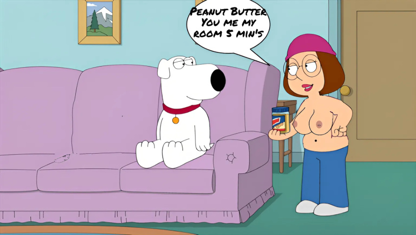 beastiality brian_griffin family_guy meg_griffin peanut_butter