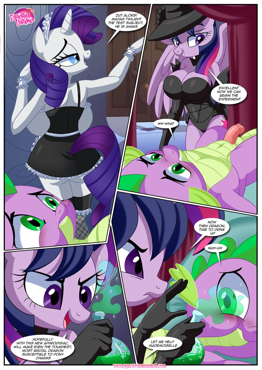 1boy 1girl bbmbbf comic equestria_untamed friendship_is_magic hasbro my_little_pony palcomix princess_twilight princess_twilight_(mlp) princess_twilight_sparkle princess_twilight_sparkle_(mlp) rarity rarity_(mlp) spike spike's_ultimate_fantasies_or_the_dragon_king's_harem spike_(mlp) twilight_sparkle twilight_sparkle_(mlp)