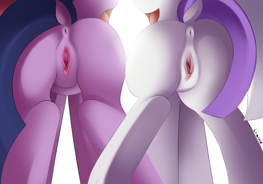 2girls anus ass butt conrie dat_ass daughter female female_only female_unicorn friendship_is_magic hasbro milf mother mother_and_child mother_and_daughter my_little_pony nude parent pony presenting_hindquarters pussy tail thick thick_ass twilight_sparkle twilight_velvet unicorn vagina