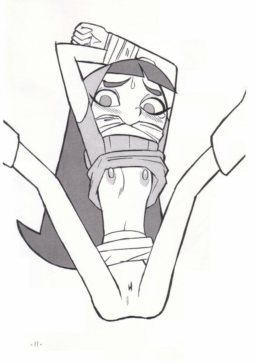 ass erect_nipples flat_chested hairless_pussy legs_up monochrome nipples pussy small_breasts spread_legs the_fairly_oddparents trixie_tang union_of_the_snake