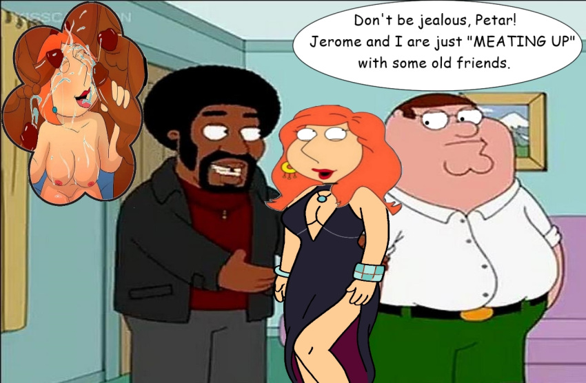 family_guy jerome_washington lois_griffin peter_griffin tagme