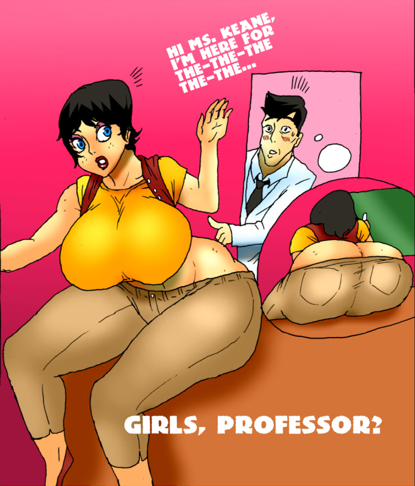 ass big_ass big_breasts breasts huge_ass huge_breasts huge_hips jay-marvel ms._keane powerpuff_girls professor_utonium wide_hips