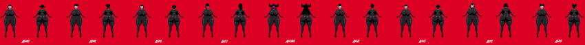 akubi ale-mangekyo ale-mangekyo_(artist) areolae ashi_(samurai_jack) ass big_ass big_breasts bodysuit breasts cameltoe commission dat_ass daughter daughters_of_aku empty_eyes erect_nipples female mask milf mind_control mother_and_daughter nipples original_character samurai_jack skintight skintight_bodysuit the_high_priestess_(samurai_jack)