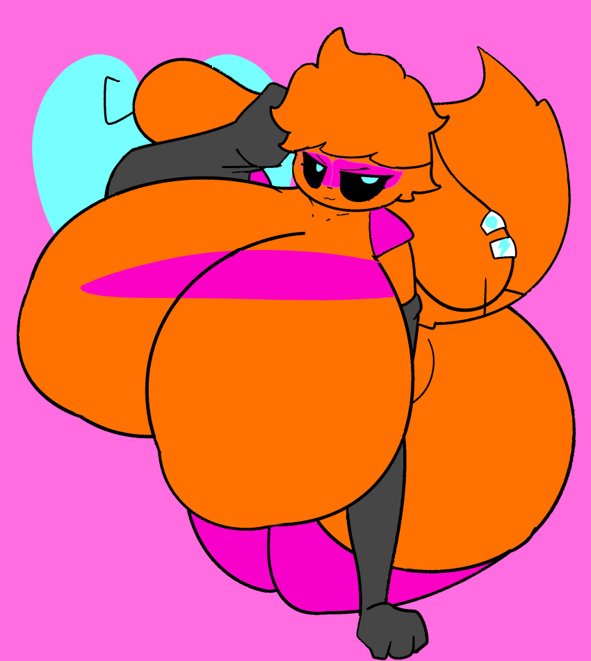big_ass big_ass big_breasts big_nipples mike orange_body