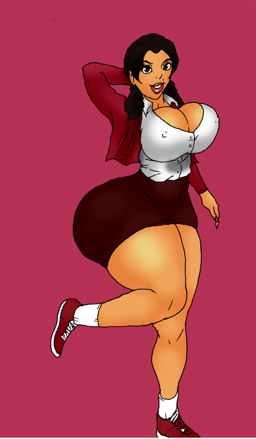 ass big_ass big_breasts breasts clothes disney hips jay-marvel lips penny_proud sexy_clothes solo the_proud_family wide_hips