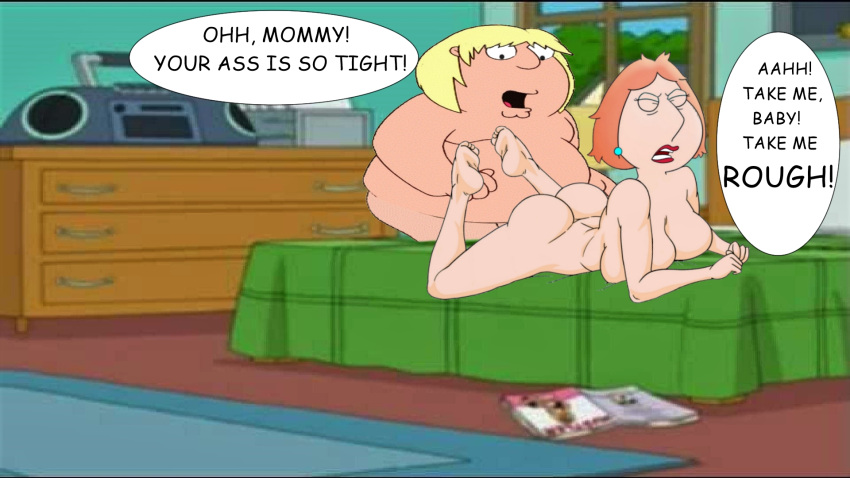 anal_penetration bad_edit breasts chris_griffin family_guy incest lois_griffin mom_son mother's_duty mother_and_son
