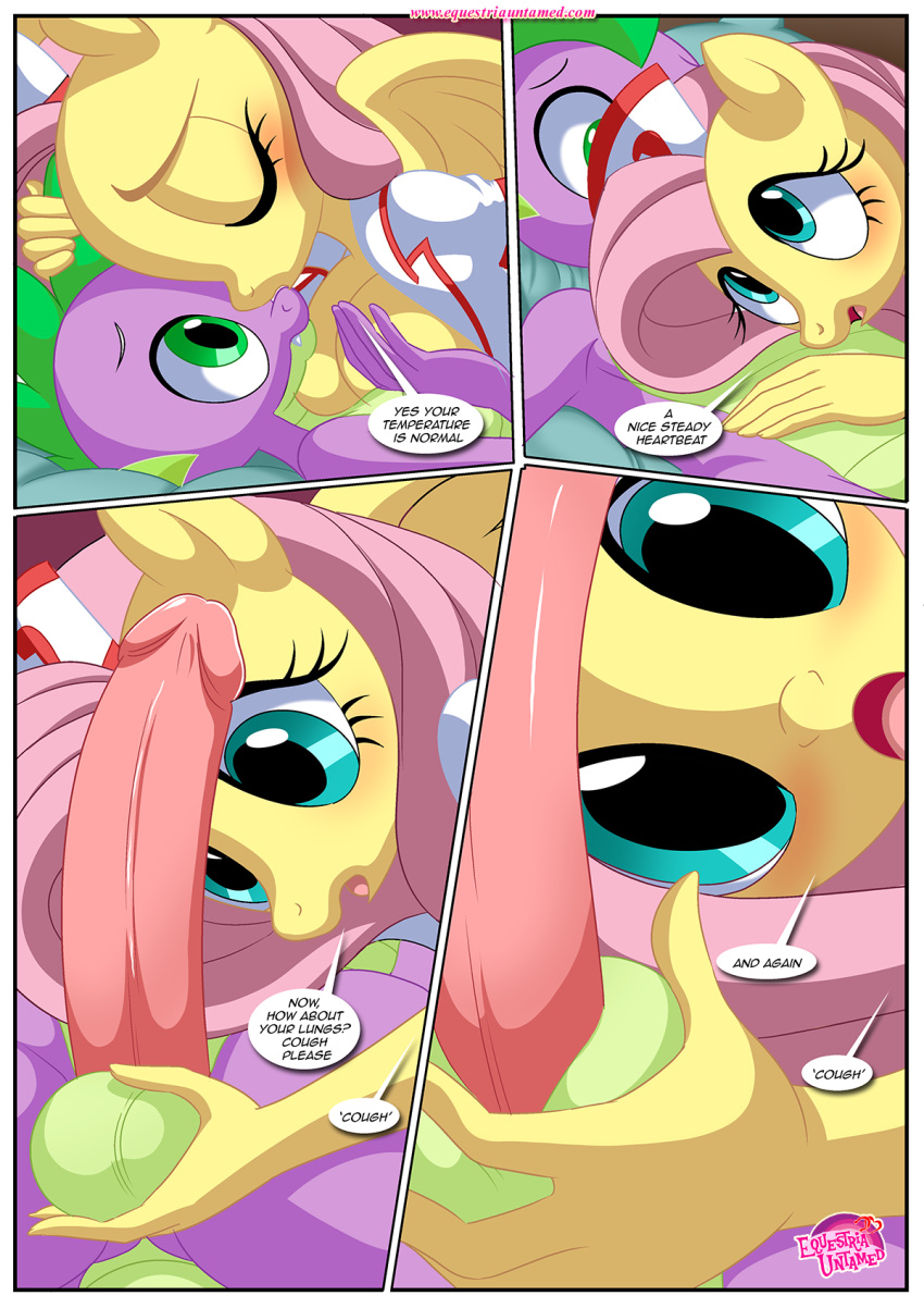 bbmbbf comic equestria_untamed fluttershy fluttershy_(mlp) friendship_is_magic furry hasbro my_little_pony palcomix pinkie_pie pinkie_pie_(mlp) spike's_ultimate_fantasies_or_the_dragon_king's_harem