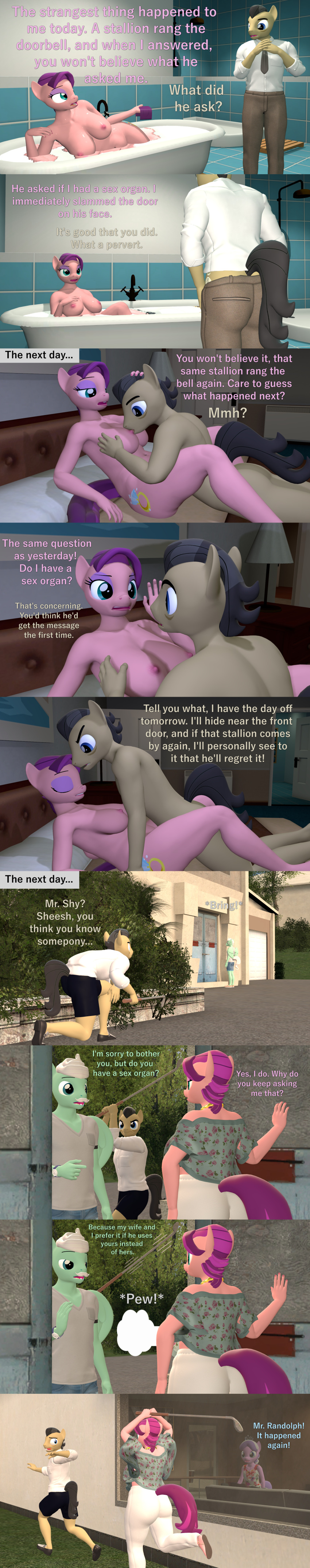 1girl 3d_(artwork) absurd_res anthro anthro_on_anthro anthro_penetrated anthro_penetrating anthro_penetrating_anthro anthrofied bathtub bottomwear breasts clothing comic daughter diamond_tiara_(mlp) digital_media_(artwork) equid equine father father_&amp;_daughter father_and_child female_penetrated filthy_rich_(mlp) friendship_is_magic hasbro high_res husband_and_wife long_image male male/female male_penetrating male_penetrating_female mammal married_couple mature_female milf mother_&amp;_daughter mother_and_child mr_shy_(mlp) my_little_pony nude pants papadragon69 parent parent_and_child penetration sex spoiled_rich_(mlp) tall_image
