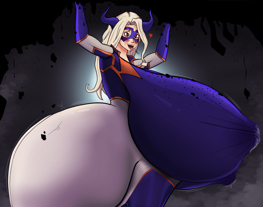 blonde_hair blue_eyes dat_ass gigantic_ass gigantic_breasts hourglass_figure mount_lady my_hero_academia stinkycokie