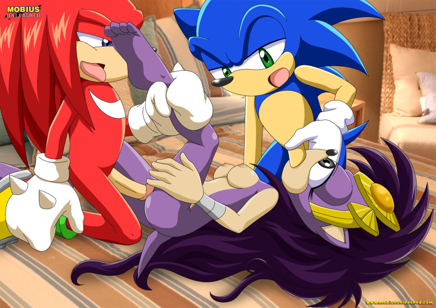 bbmbbf fellatio incest knuckles_the_echidna mobius_unleashed mother_and_son oral palcomix queen_aleena sega sonic_(series) sonic_team sonic_the_hedgehog sonic_the_hedgehog_(series) sonic_underground threesome