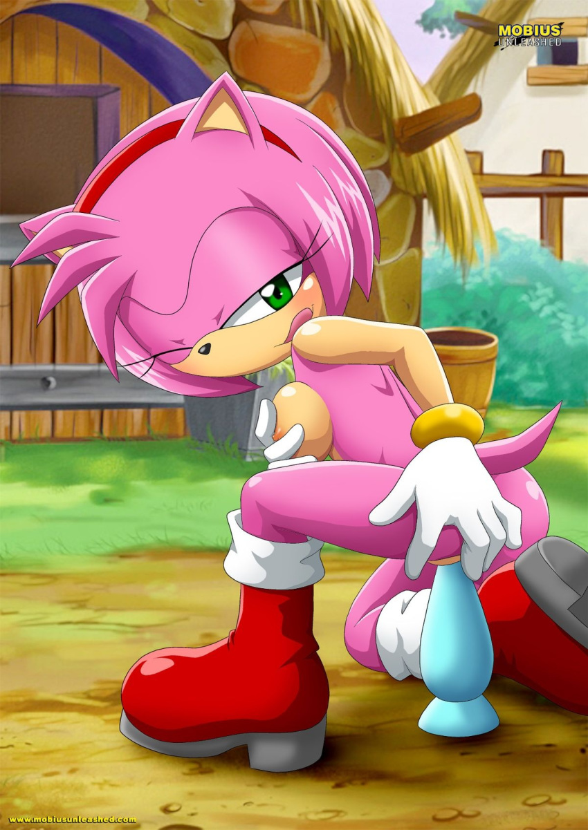 amy_rose bbmbbf breast_grab dildo horny mobius_unleashed palcomix sega sonic_(series) sonic_team sonic_the_hedgehog_(series) tagme