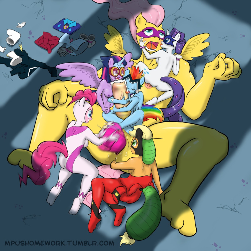 6girls anal anal_fisting anal_penetration anthro applejack areola blonde_hair blue_eyes blue_fur breasts closed_eyes clothing cosplay cum cum_in_mouth cum_in_orifice cum_on_face dildo empyu equine eyewear female female_on_futa female_only fisting fluttershy friendship_is_magic fucked_silly fur furry futanari gem goggles group_sex hair horn horse horsecock kneeling large_breasts licking macro mask multicolored_hair my_little_pony nipples nude open_mouth orange_fur pegasus penetration penis pink_fur pink_hair pinkie_pie pony purple_eyes purple_fur purple_hair pussy pussy_juice rainbow_dash rainbow_hair rarity saliva sex sex_toy sitting smile tail tongue toy twilight_sparkle unicorn vein veiny_penis white_fur wing_boner winged_unicorn wings yellow_fur yuri