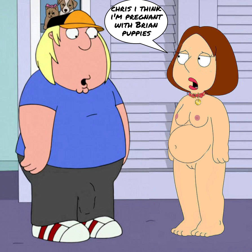 brian_griffin chris_griffin family_guy interspecies meg_griffin pregnant pregnant_belly