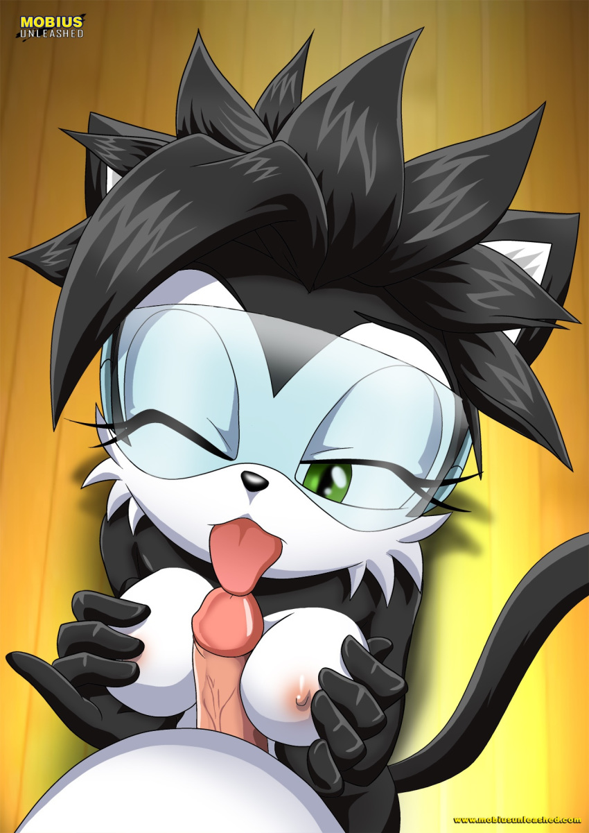 archie_comics bbmbbf breasts hershey_the_cat licking mobius_unleashed palcomix sega sonic_(series) sonic_team sonic_the_hedgehog_(series) tagme