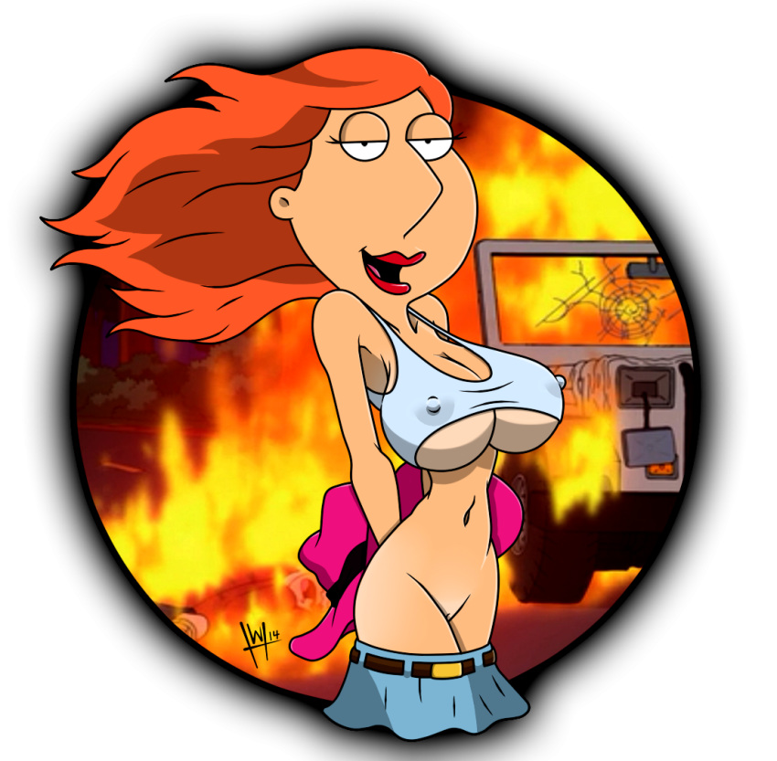 badbrains big_breasts breasts family_guy hair hairless_pussy lois_griffin milf redhead shaved_pussy