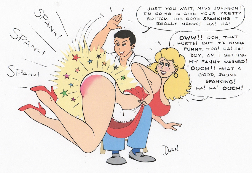 big_ass big_breasts breasts caption comic spank spanked spanking spanky_sal
