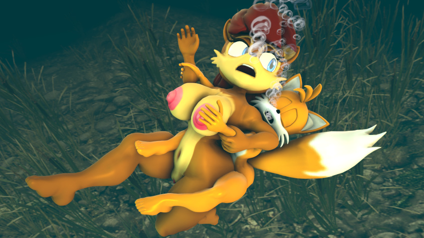 16:9 1girl 3d_(artwork) age_difference anal anal_penetration anthro anthro_on_anthro anthro_penetrated anthro_penetrating anthro_penetrating_anthro archie_comics asphyxiation barefoot big_breasts breast_grab breasts brown_body brown_fur canid canine chipmunk cub daemont92 digital_media_(artwork) drowning duo feet female_penetrated forced fox fur genitals grope ground_squirrel hair hand_on_breast high_res huge_breasts lake looking_back male male/female male_penetrating male_penetrating_female mammal miles_"tails"_prower moan navel nipples nude open_mouth penetration pussy red_hair rodent sally_acorn sciurid sega sex sonic_the_hedgehog_(archie) sonic_the_hedgehog_(comics) sonic_the_hedgehog_(series) source_filmmaker swimming underwater underwater_sex water widescreen yellow_body yellow_fur young